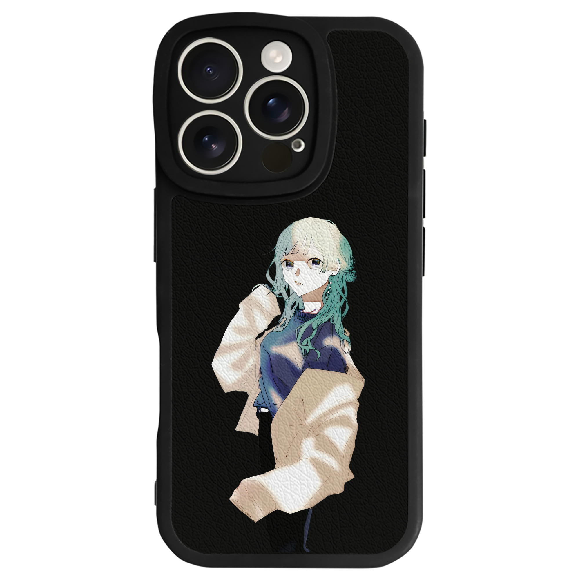 （画像用） 呪術廻戦 Jujutsu Kaisen 【iPhone 16シリーズ対応】シリコンスマホケース（レザー調） 材質：シリコン